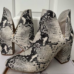 Steve Madden Reptile Booties
